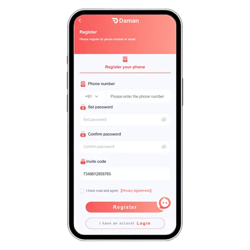 4rabet India registration screen 1